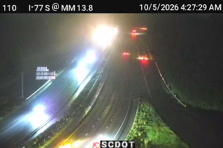 I-77 S @ MM 13.8 (Decker Blvd) live camera view