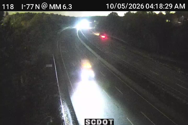 I-77 N @ MM 6.3 (Shop Rd) live camera view