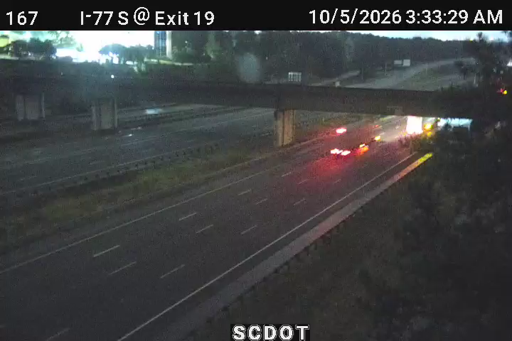 I-77 S @ MM 19 (Farrow Rd) live camera view