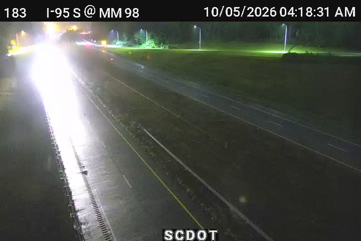 I-95 S @ MM 98 (SC 6) live camera view