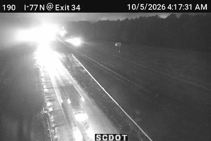 I-77 N @ MM 34.02 (Exit 34) live camera view