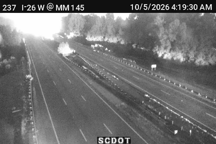 I-26 W @ MM 145 (US 601) live camera view