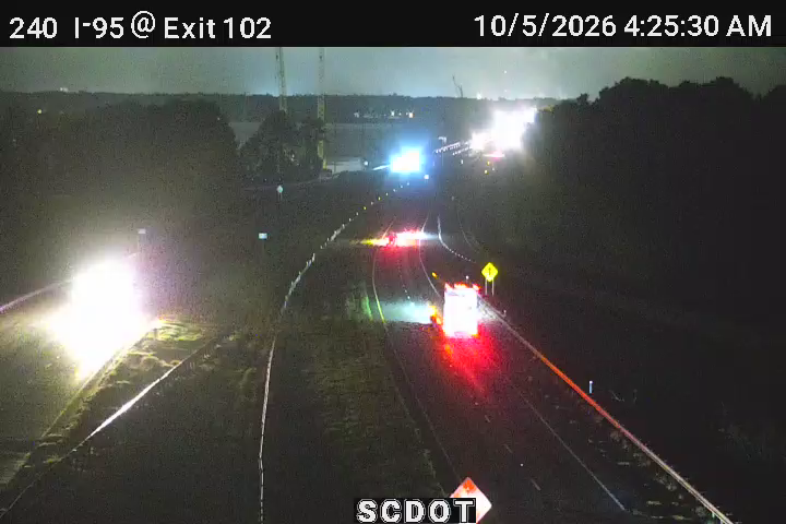 I-95 N @ MM 102 (US 301) live camera view