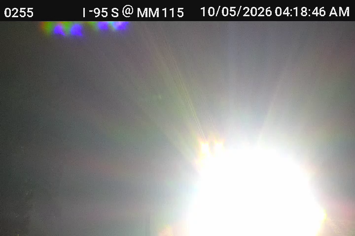 I-95 S @ MM 115.8 live camera view