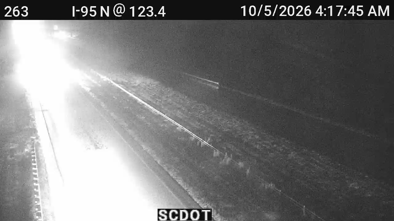I-95 N @ MM 123.4 live camera view