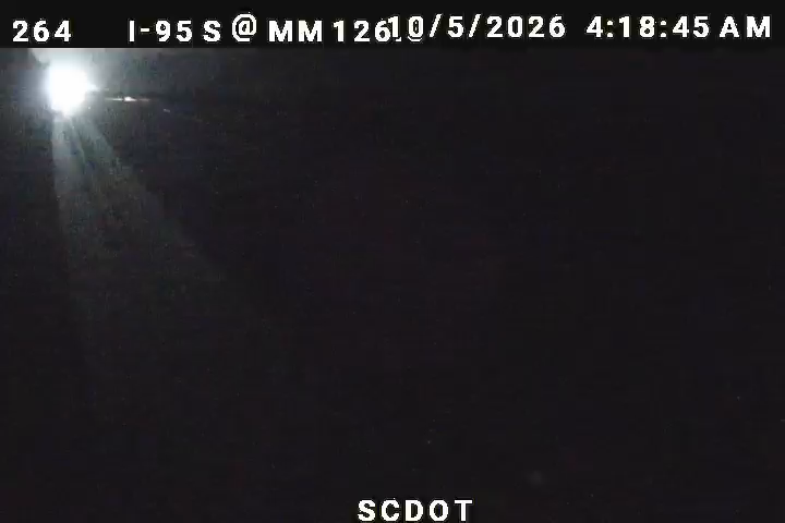 I-95 S @ MM 126.5 live camera view