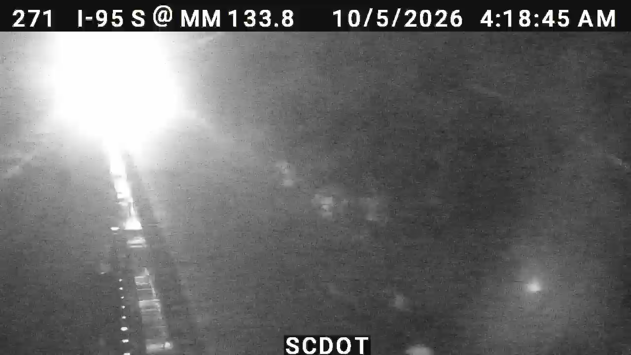 I-95 S @ MM 133.8 live camera view