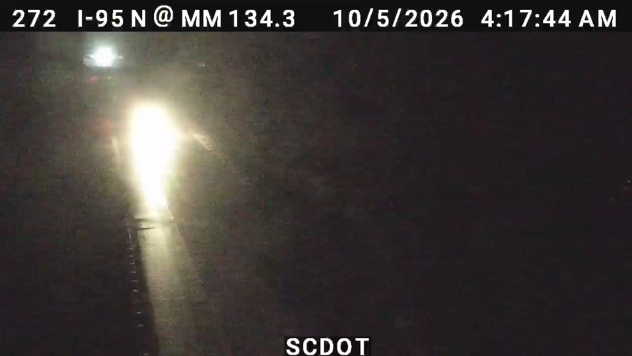 I-95 N @ MM 134.3 live camera view