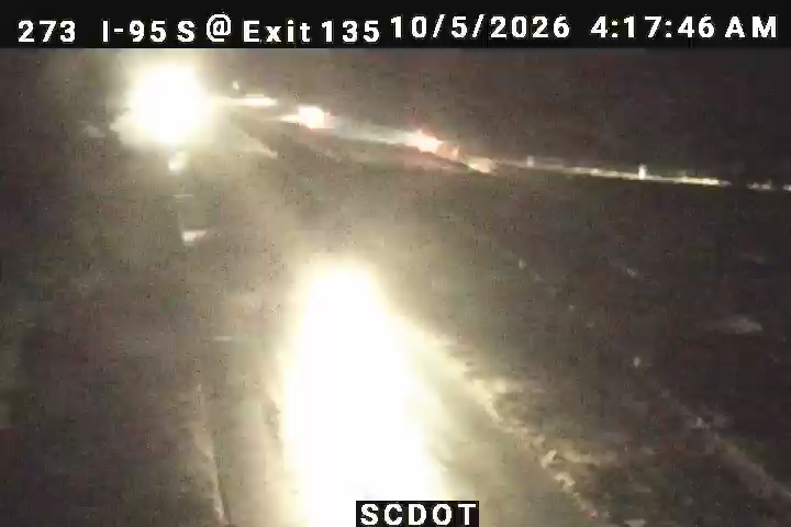 I-95 S @ MM 135 (US 378) live camera view