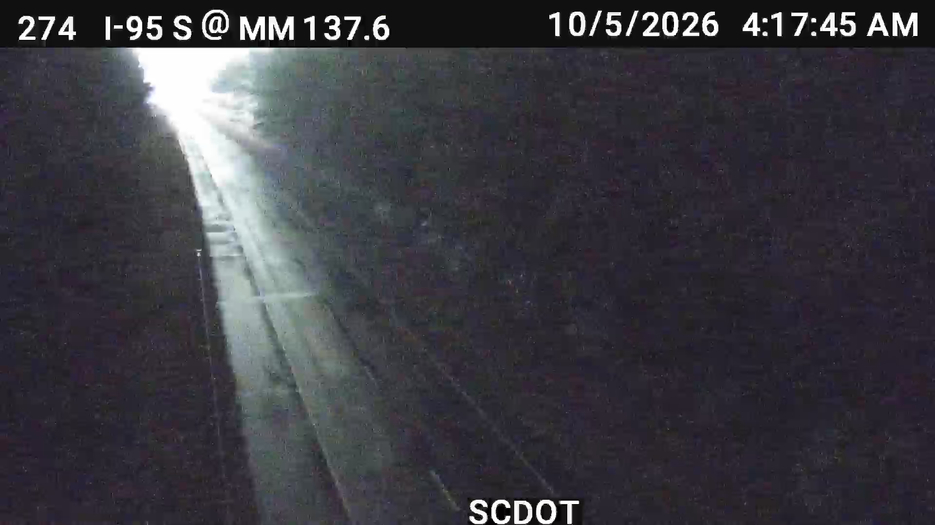 I-95 S @ MM 137.6 live camera view