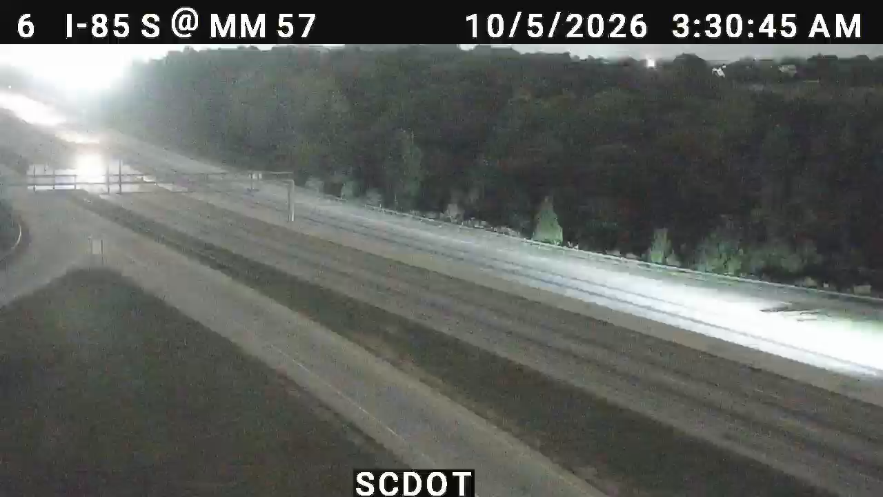 I-85 S @ MM 57 (Airport Rd.) live camera view