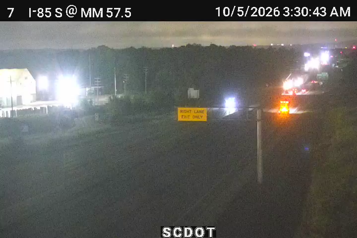 I-85 S @ MM 57.5 live camera view