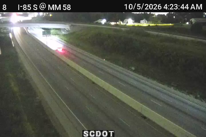 I-85 S @ MM 58 live camera view