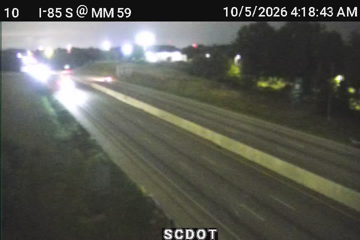 I-85 S @ MM 59 (South of BMW) live camera view