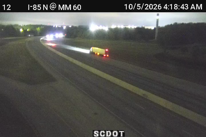 I-85 N @ MM 60 (Hwy 101) live camera view