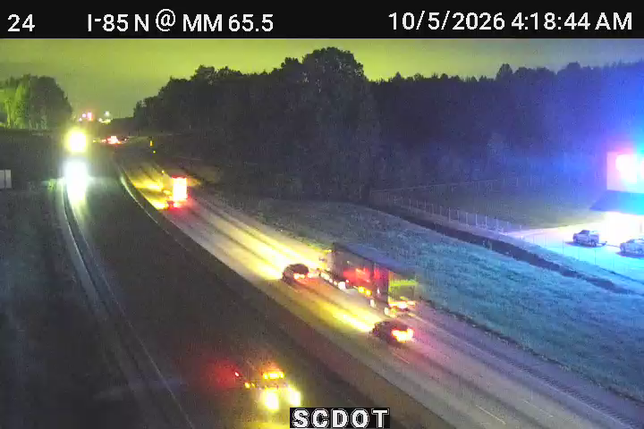 I-85 S @ MM 65.5 (Nazareth Rd.) live camera view