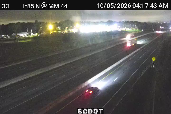 I-85 N @ MM 44 (White Horse Rd.) live camera view