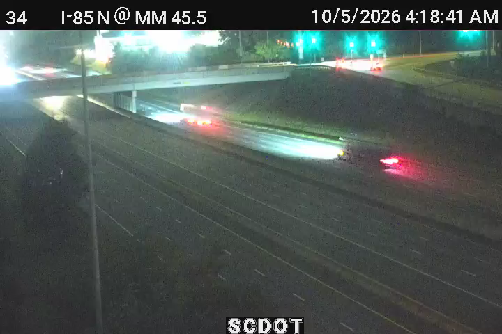 I-85 N @ MM 46 (Hwy. 291 Pleasantburg Dr.) live camera view