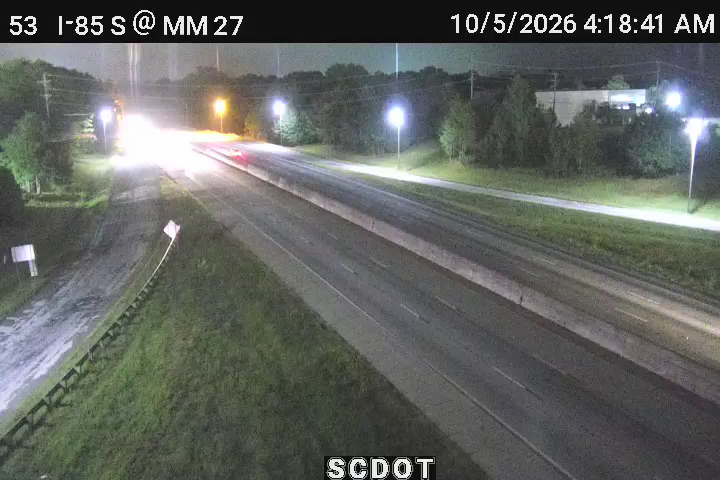 I-85 S @ MM 27 (Hwy 81) live camera view