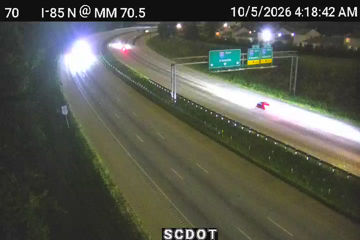 I-85 N @ MM 70.9 (New Cut Rd) live camera view