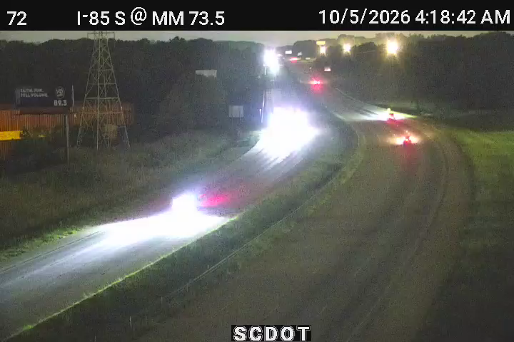 I-85 S @ MM 73.5 live camera view
