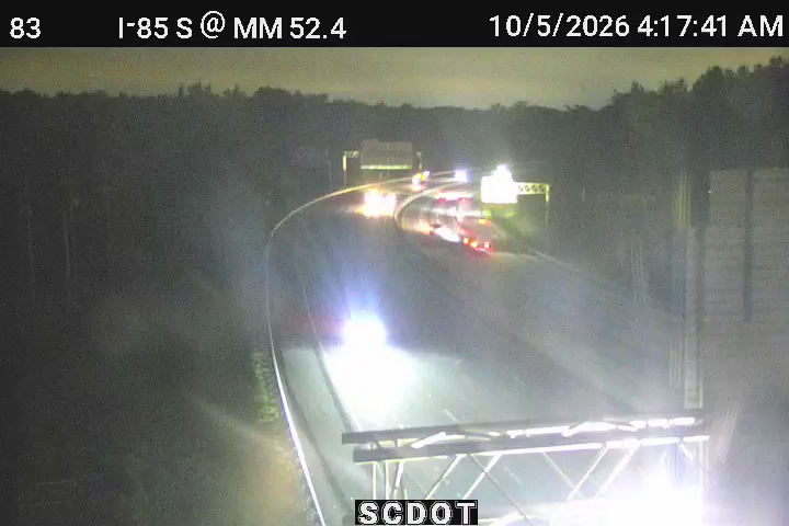 I-85 S @ MM 52.4 live camera view