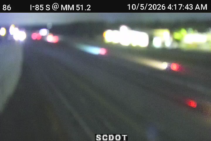 I-85 S @ MM 51.2 live camera view