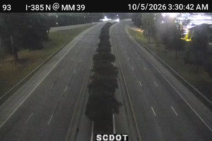 I-385 N @ MM 39 (Haywood Rd) live camera view