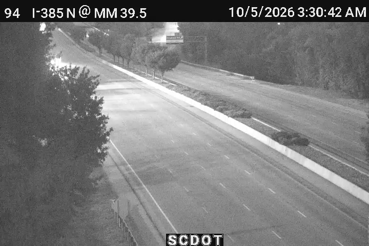 I-385 S @ MM 39.5 live camera view