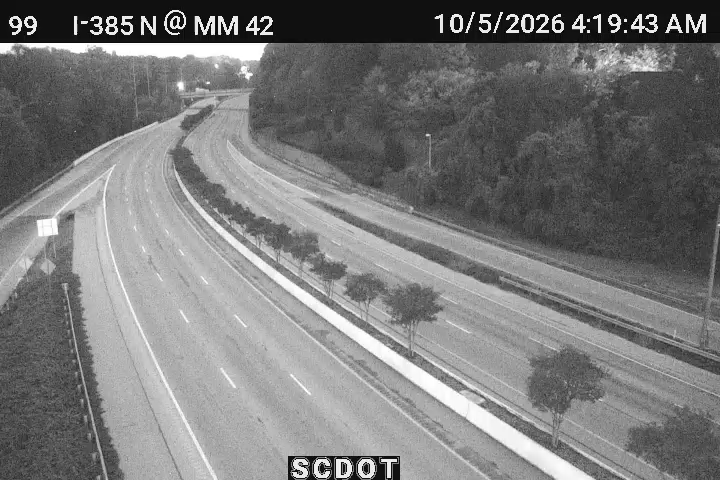 I-385 S @ MM 42 (Stone Ave.) live camera view