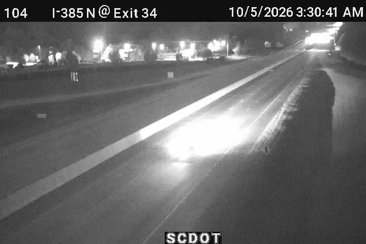 I-385 N @ MM 34 (Butler Rd) live camera view