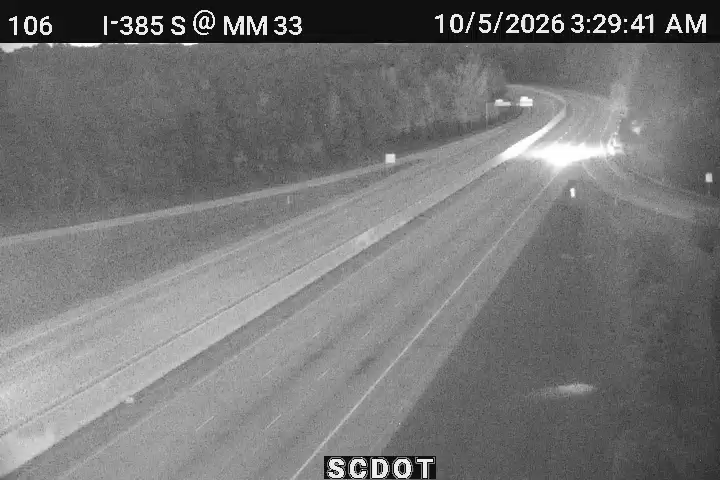 I-385 S @ MM 33 (Bridges Rd) live camera view