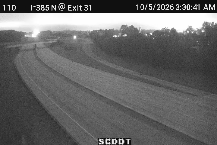I-385 N @ Exit 31 live camera view
