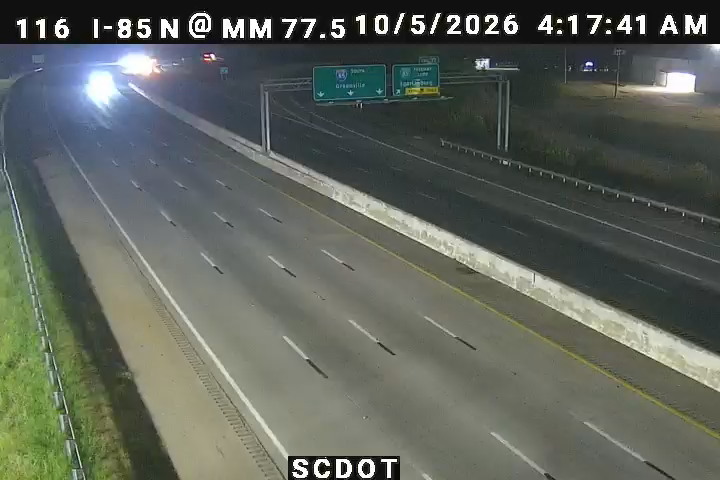 I-85 N @ MM 77.5 live camera view