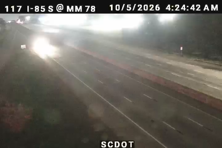 I-85 S @ MM 78 (US 221) live camera view