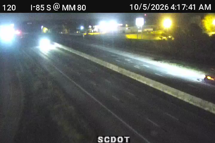 I-85 S @ MM 80 (Gossett Rd) live camera view