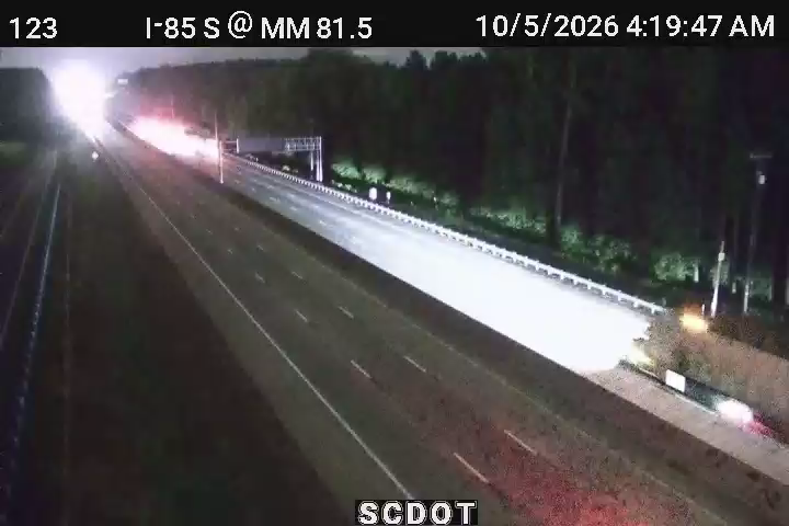 I-85 S @ MM 81.5 live camera view