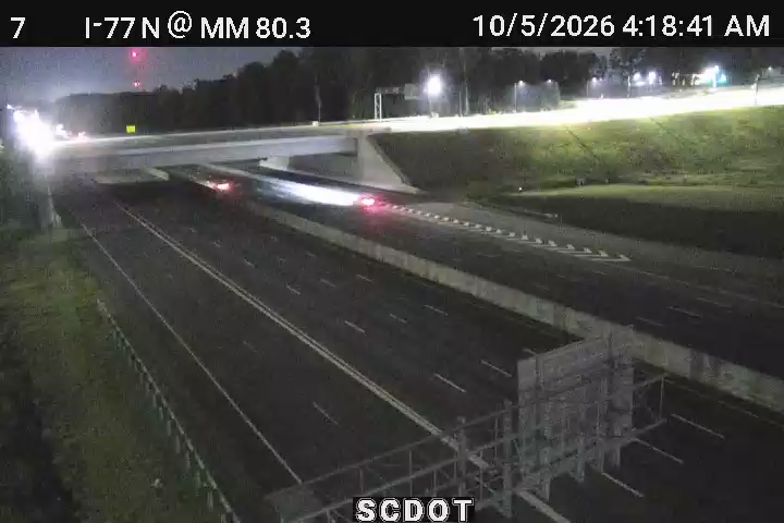 I-77 N @ MM 80.3 live camera view