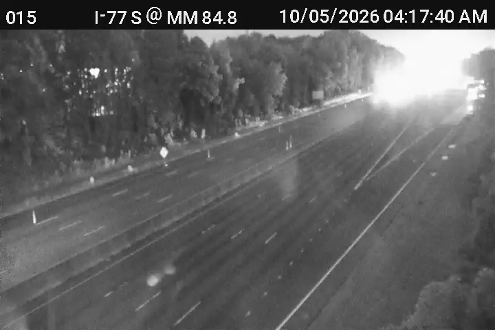 I-77 S @ MM 84.8 (Entrance to Weigh Station) live camera view