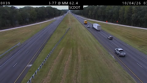 I-77 N @ MM 62.3 (Exit 62) live camera view