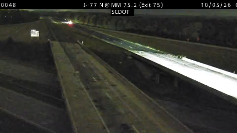 I-77 N @ MM 75.2 (Exit 75) live camera view