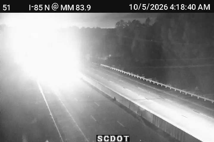 I-85 N @ MM 83.9 live camera view