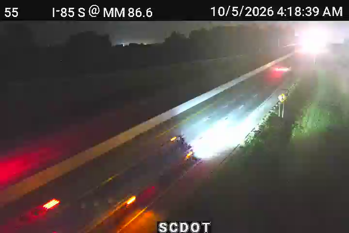 I-85 S @ MM 86.6 live camera view