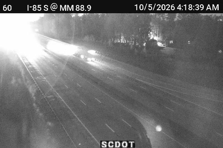 I-85 S @ MM 88.9 live camera view