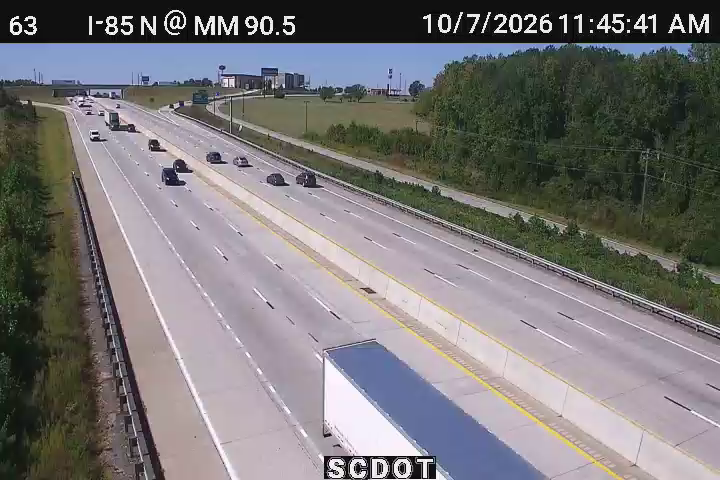 I-85 N @ MM 90.5 live camera view