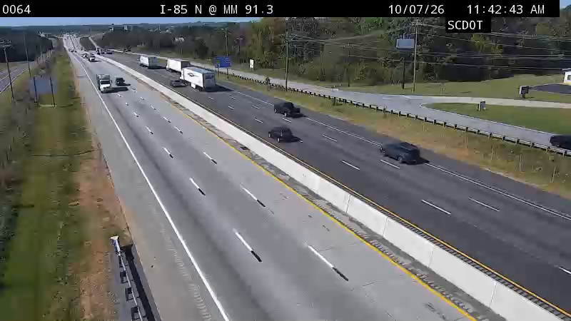 I-85 N @ MM 91.3 live camera view