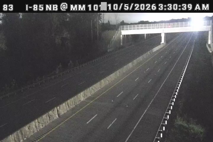 I-85 N @ MM 101.3 live camera view