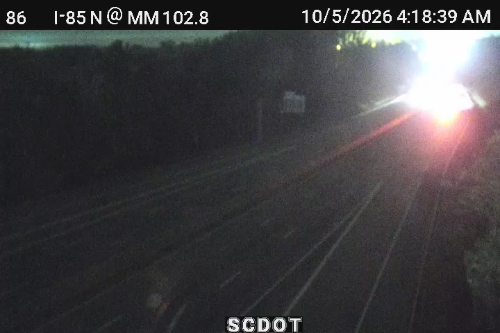 I-85 N @ MM 102.8 live camera view