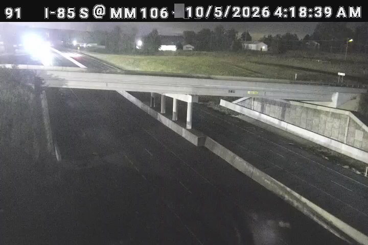 I-85 S @ MM 106 (US 29) live camera view