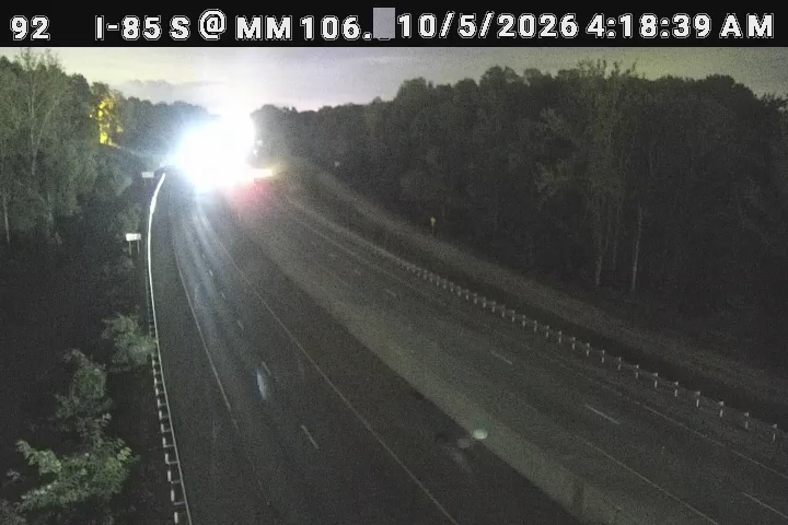 I-85 S @ MM 106.5 live camera view